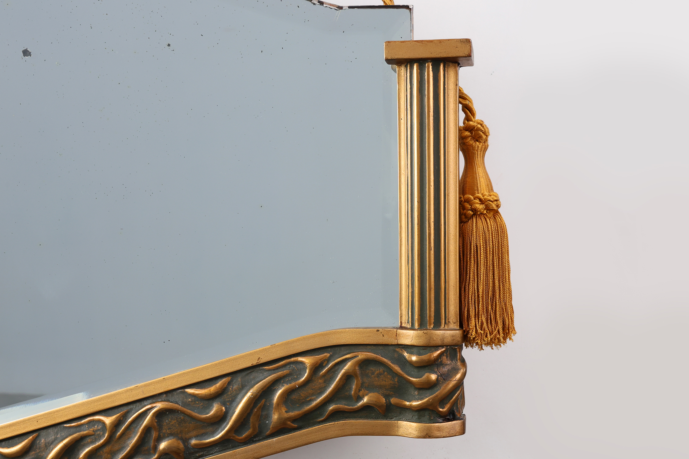 Art Deco Mirror in gilt wood, Belgium ca. 1920thumbnail